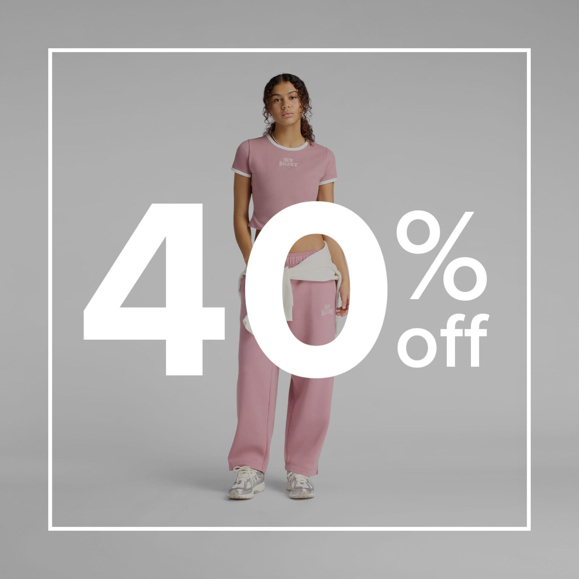 Woman full body pink